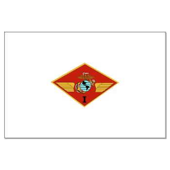 1MAW - M01 - 02 - 1st Marine Aircraft Wing with Text - Large Poster